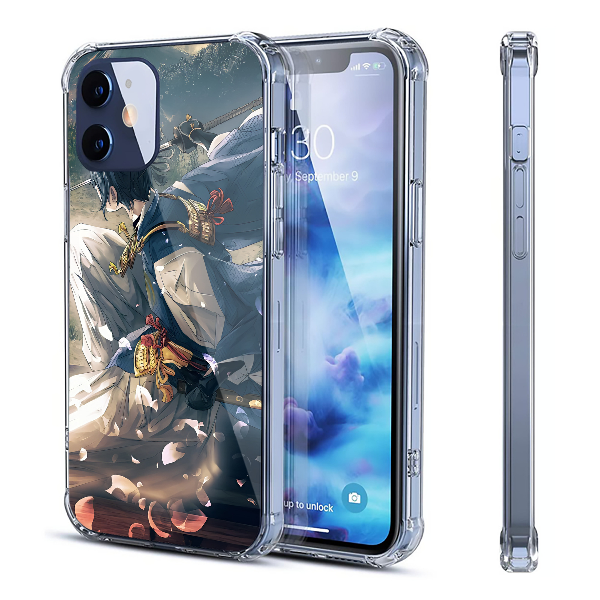 （画像用） 刀剣乱舞 Touken Ranbu 【iPhone 12シリーズ対応】透明スマホケース（クリアソフトケース）